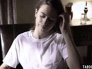 Oh, the psychiatrist roughly fucks the petite teen in doggystyle!