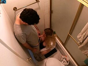 i had a secret fuck with my stepmom in the bathroom