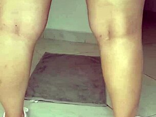 do you like my yoga stretches showing off my huge latina ass in tiny leggings?