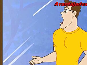 desenho gay o negro e o jardineiro