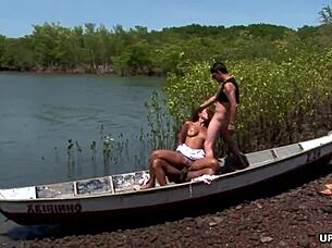 monaliza enjoys outdoor group adventure