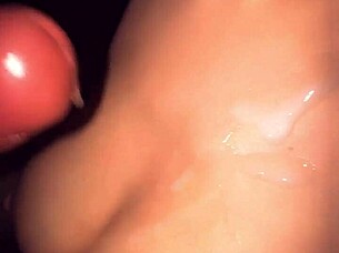 Old Pot-Bellied Man Fucks Young 18+ Beauty And Cums On Tits And Ass