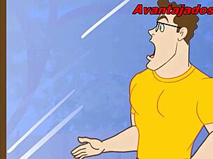 desenho gay o negro e o jardineiro