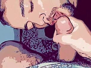 In this gay animation, the dominant guy fucks the passive slut's mouth with his big thick cock. It's all about that intense oral action.