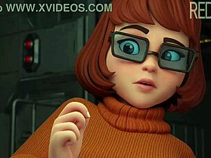 Velma From Scooby-Doo in a Provocative Hentai Encounter