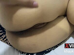 thai homemade guy watches phone and wants to fuck hairy pussy ass