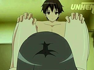 teen with huge tits experiences intense orgasms in hentai