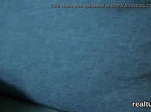 Gorgeous Czech Kitten Gets Poked In Mall!