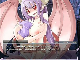 Can you handle alma elma's big tits in this anime game?