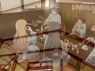 teen with huge tits experiences intense orgasms in hentai