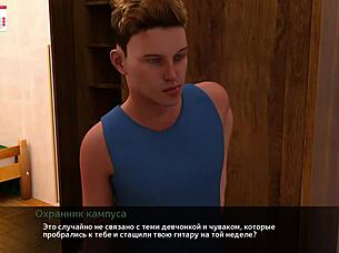 Complete gameplay - melody part 19, bent over with big cock