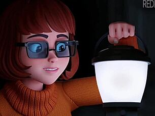 Velma From Scooby-Doo in a Provocative Hentai Encounter