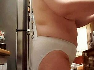 Wife's first time in the kitchen.