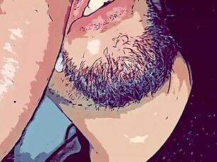 In this gay animation, the dominant guy fucks the passive slut's mouth with his big thick cock. It's all about that intense oral action.