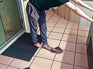 emo babe takes big dick to pay rent in submissive hairy pussy scene