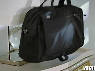 Vixen Brunette Couple Can't Stop Fucking