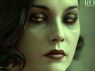 Redmoa is a cartoon character who gets fucked by Dimitrescu