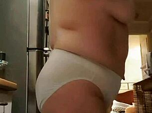 Wife's first time in the kitchen.