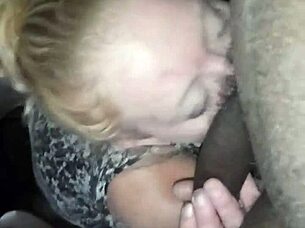 ann teasing with her black cock sucking