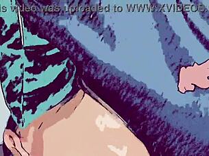 In this gay animation, the dominant guy fucks the passive slut's mouth with his big thick cock. It's all about that intense oral action.