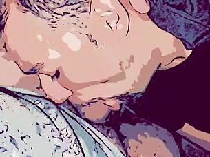 In this gay animation, the dominant guy fucks the passive slut's mouth with his big thick cock. It's all about that intense oral action.