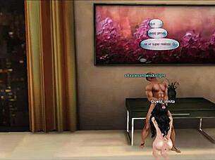 Intense IMVU sex with Alexander Light XXX at his house