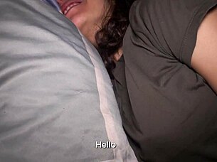 waking up to stepsister's jerk off instructions and swallow