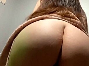 Big cock Mexican teen gets a petite lover's attention