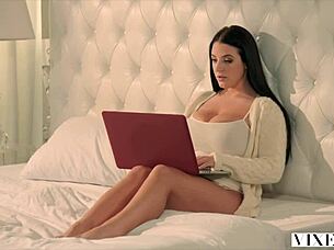 Vixen Brunette Couple Can't Stop Fucking