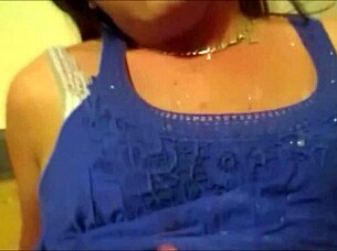 Watch this horny teen get huge cum loads on her face, mouth, nose, eyes, and hair!