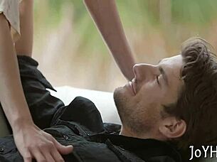 a horny teen slut discovers hardcore cock sucking pleasures in her naked adventure.