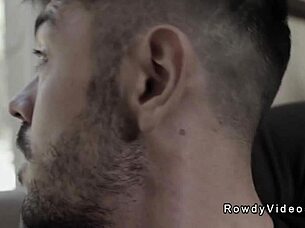 Black Hunk Dominates White Roommate