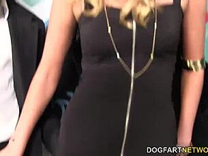 10 Angry Black Men Destroy Alysha Rylee's Pussy