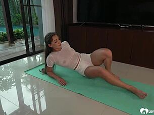 bleached blonde samanta enjoys extreme dp anal in black stockings 😩