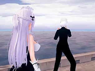 Belfast invites me to lunch in POV Azur Lane.