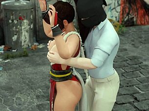 mai surrenders to blowjob and doggystyle in hentai