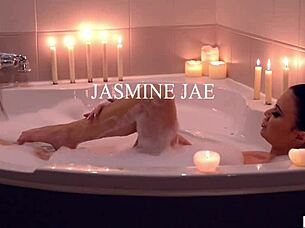 i seduced the busty horny goddess jasmine jae in the bath tub while she mastur bated.