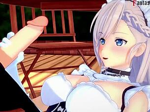 Belfast invites me to lunch in POV Azur Lane.