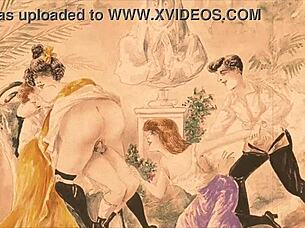 vintage erotic drawings from old times