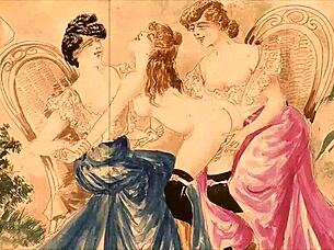 vintage erotic drawings from old times