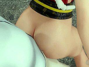 mai surrenders to blowjob and doggystyle in hentai