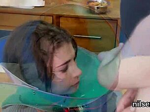 kinky kitten receives treatment in asylum