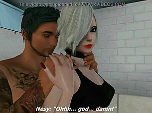 Wbp100 cu dependente de anal în casting hentai HD