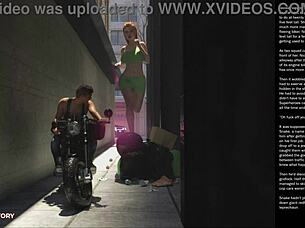 i'm watching big apple small 18+ gesture episode 9, with all that 3d cartoon sex going on