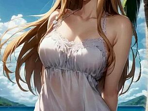 3D Teen Masturbates Pussy