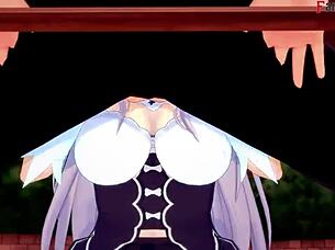 Belfast invites me to lunch in POV Azur Lane.