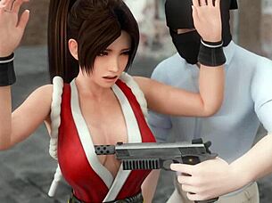 mai surrenders to blowjob and doggystyle in hentai