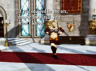 in nulle's adventure, episode 4 teases fucking the queen with anal and pussy in 3d cartoon.