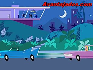 i'm a cartoon gay guy partying with sex