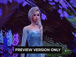 elsa and kristoff have public sex in wild